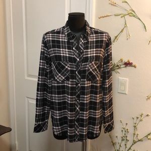 Rails Flannel Leo Top